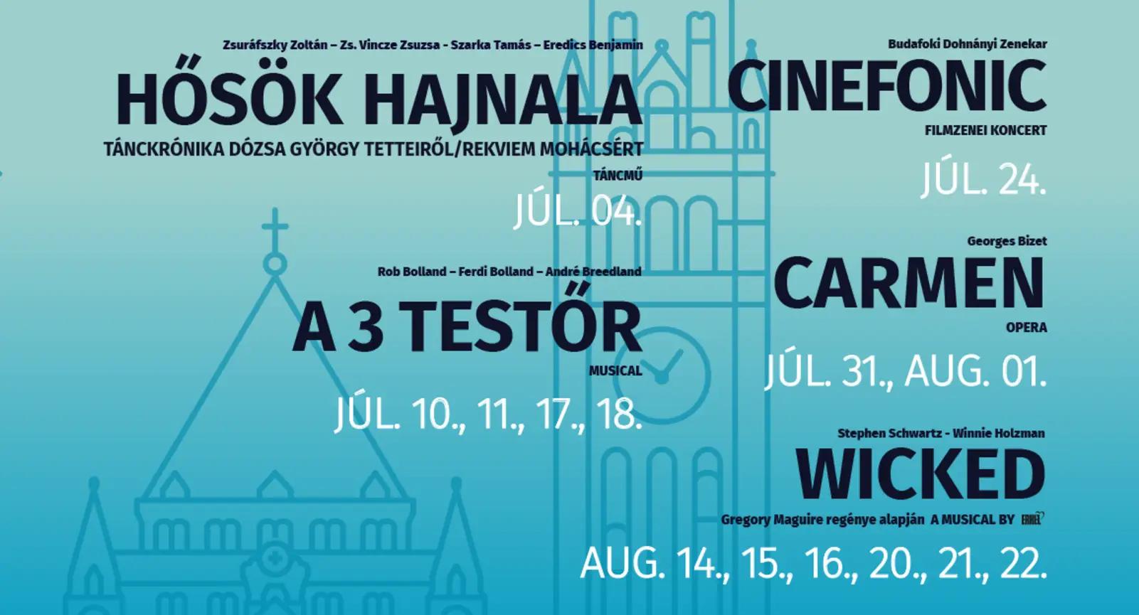 Sokszínű évaddal készül a jövőre 95 éves Szegedi Szabadtéri Játékok